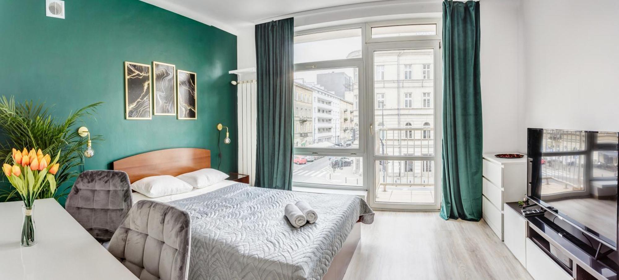 Ferienwohnung Lemonade Nowogrodzka Warschau Exterior foto